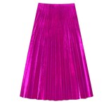 Gucci Metallic leather plissé skirt - view 2