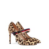 Gucci Sylvie leopard print calf hair pump - view 2