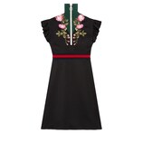 Gucci エンブロイダリー付き ジャージー ドレス - view 2