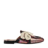 Gucci Princetown brocade slipper with bow - view 2