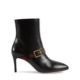 Gucci 〔シルヴィ〕レザー ミッドヒールアンクルブーツ - view 2