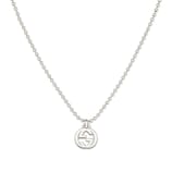 Gucci Interlocking G necklace in silver - view 2