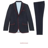 Gucci Monaco Anzug aus Wolle mit geometrischem Muster - view 2