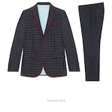 Gucci Monaco geometric pattern wool suit - view 2