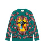 Gucci Wool sweater with UFO appliqué - view 2