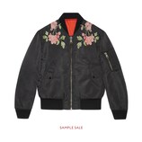 Gucci Reversible nylon and silk bomber jacket - view 2