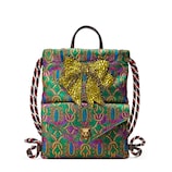 Gucci Rucksack mit Zugband aus Brokat mit Schleife mit Kristallen - view 2