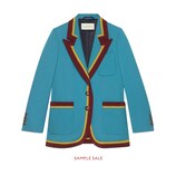 Gucci Wool jacket with ribbon trim - view 2