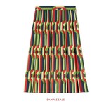 Gucci Chain print silk skirt - view 2
