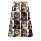 Gucci Tiger Face silk skirt - view 2