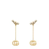 Gucci Double G earrings with diamonds - view 2