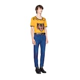 Gucci Cotton t-shirt with Angry Cat appliqué - view 2