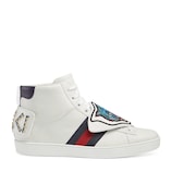 Gucci Zapatilla Deportiva Ace de Caña Alta con Bordados Desmontables - view 2
