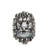 Gucci Löwenkopf-Ring mit Kristall - view 2