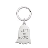 Gucci GucciGhost keychain in silver - view 2