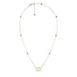 Gucci Double G necklace with topaz - view 2