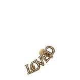 Gucci Single Loved pendant earring with pearls - view 2