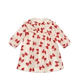 Gucci Baby taffeta bow flock dress - view 2