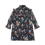 Gucci Children's space cats print silk dress - view 2
