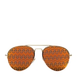 Gucci Metal aviator sunglasses - view 2