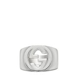 Gucci インターロッキングG シルバー リング - view 2