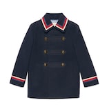 Gucci Children's cotton jacket with Sylvie Web - view 2