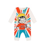 Gucci Baby cotton sleepsuit with space cat print - view 2