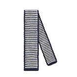 Gucci Children's wool tie with pierced heart - view 2