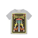 Gucci 〔チルドレンズ〕Modern Future プリント コットン Tシャツ - view 2