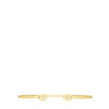 Gucci Double G yellow gold cuff - view 2