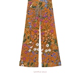 Gucci New Flora print corduroy pant - view 2