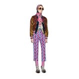 Gucci Embroidered sequin and velvet bomber - view 2