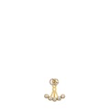 Gucci Single Double G earring with diamonds - view 2