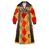Gucci Manteau en alpaga avec intarsia losanges - view 2