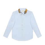 Gucci Camisa Infantil de Algodón con Tigre - view 2