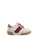 Gucci Toddler suede sneaker with Web - view 2