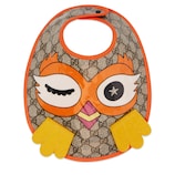 Gucci 〔ベビー〕オウル(ふくろう) モチーフ ビブ - view 2