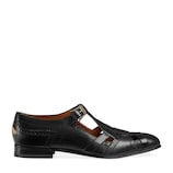 Gucci Leather brogue shoe with cut-out detail - view 2