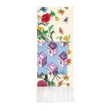 Gucci Flora snake print silk scarf with pocket - view 2