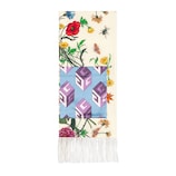 Gucci Pañuelo de Seda con Estampado Flora con Serpiente y Bolsillo - view 2