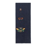 Gucci Silk cashmere scarf with embroidered insects - view 2