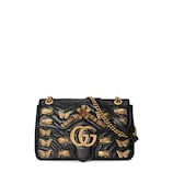 Gucci GG Marmont animal studs shoulder bag - view 2