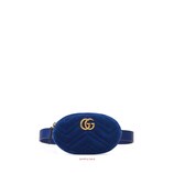 Gucci 〔GGマーモント〕キルティング ベルベット ベルトバッグ - view 2