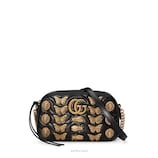 Gucci GG Marmont animals studs shoulder bag - view 2