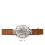 Gucci Leather belt with oval buckle - view 2