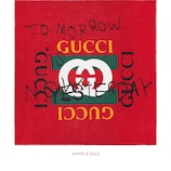 Gucci Halstuch aus Modal und Seide mit Gucci Coco Capitan-Logo - view 2