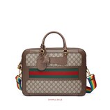 Gucci GG Supreme briefcase with Web - view 2