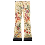 Gucci Flora Snake print linen 70s pant - view 2