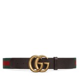 Gucci Web belt with double G buckle - view 2