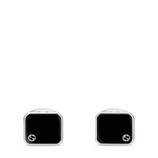 Gucci Cufflinks in silver and onyx - view 2